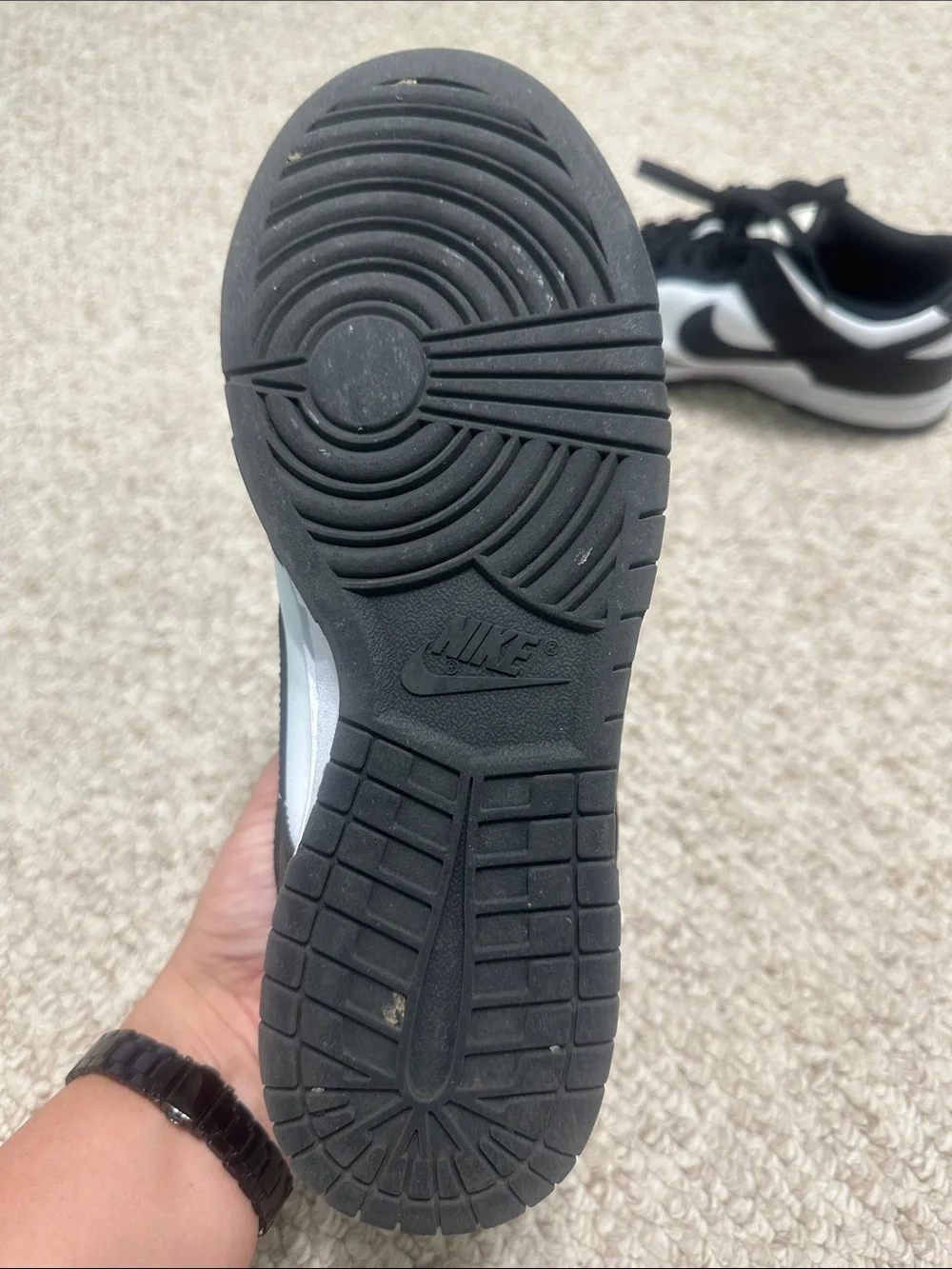 Nike Black and White Low-Top Sneakers